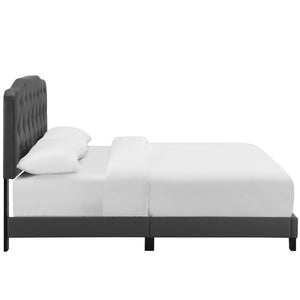 ModwayModway Amelia Full Faux Leather Bed MOD-5991 MOD-5991-GRY- BetterPatio.com