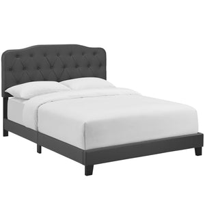 ModwayModway Amelia Full Faux Leather Bed MOD-5991 MOD-5991-GRY- BetterPatio.com