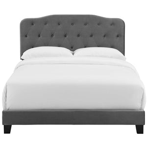 ModwayModway Amelia King Performance Velvet Bed MOD-5865 MOD-5865-GRY- BetterPatio.com