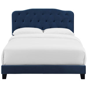 ModwayModway Amelia King Performance Velvet Bed MOD-5865 MOD-5865-NAV- BetterPatio.com