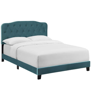 ModwayModway Amelia King Performance Velvet Bed MOD-5865 MOD-5865-SEA- BetterPatio.com