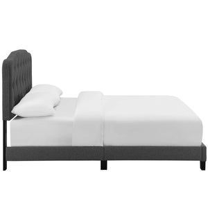 ModwayModway Amelia King Upholstered Fabric Bed MOD-5841 MOD-5841-GRY- BetterPatio.com