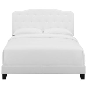 ModwayModway Amelia King Upholstered Fabric Bed MOD-5841 MOD-5841-WHI- BetterPatio.com