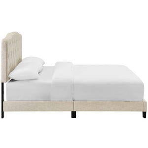 ModwayModway Amelia Queen Upholstered Fabric Bed MOD-5840 MOD-5840-BEI- BetterPatio.com