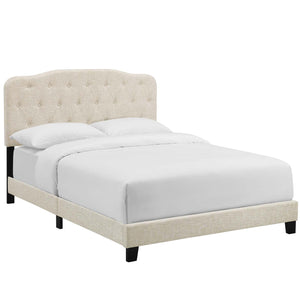 ModwayModway Amelia Queen Upholstered Fabric Bed MOD-5840 MOD-5840-BEI- BetterPatio.com