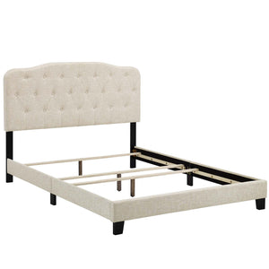 ModwayModway Amelia Queen Upholstered Fabric Bed MOD-5840 MOD-5840-BEI- BetterPatio.com