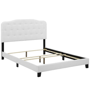 ModwayModway Amelia Queen Upholstered Fabric Bed MOD-5840 MOD-5840-WHI- BetterPatio.com