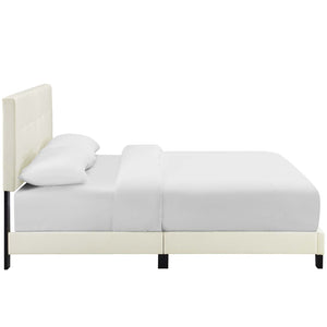 ModwayModway Amira King Performance Velvet Bed MOD-5871 MOD-5871-IVO- BetterPatio.com