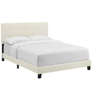 ModwayModway Amira King Performance Velvet Bed MOD-5871 MOD-5871-IVO- BetterPatio.com