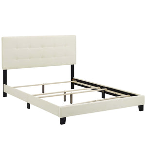 ModwayModway Amira King Performance Velvet Bed MOD-5871 MOD-5871-IVO- BetterPatio.com