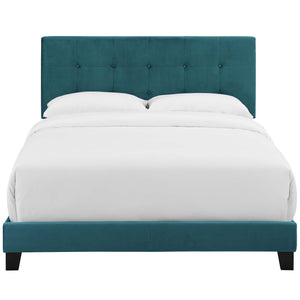 ModwayModway Amira King Performance Velvet Bed MOD-5871 MOD-5871-SEA- BetterPatio.com