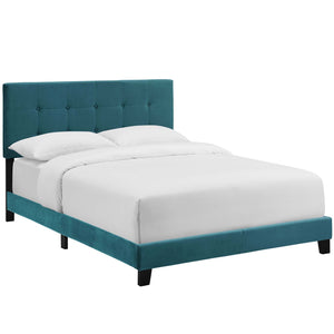 ModwayModway Amira King Performance Velvet Bed MOD-5871 MOD-5871-SEA- BetterPatio.com