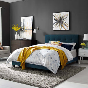 ModwayModway Amira King Upholstered Fabric Bed MOD-6002 MOD-6002-AZU- BetterPatio.com