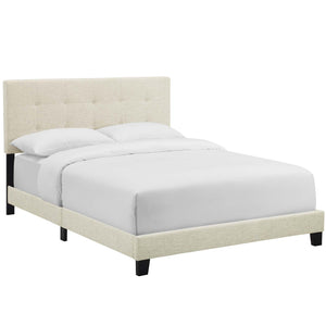 ModwayModway Amira King Upholstered Fabric Bed MOD-6002 MOD-6002-BEI- BetterPatio.com