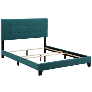 ModwayModway Amira King Upholstered Fabric Bed MOD-6002 MOD-6002-TEA- BetterPatio.com