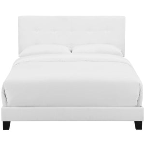 ModwayModway Amira King Upholstered Fabric Bed MOD-6002 MOD-6002-WHI- BetterPatio.com