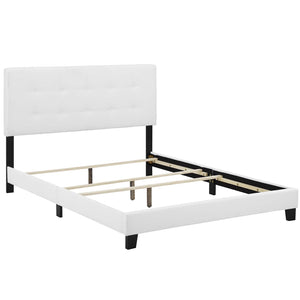 ModwayModway Amira King Upholstered Fabric Bed MOD-6002 MOD-6002-WHI- BetterPatio.com