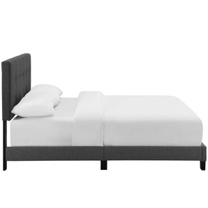 ModwayModway Amira Queen Upholstered Fabric Bed MOD-6001 MOD-6001-GRY- BetterPatio.com