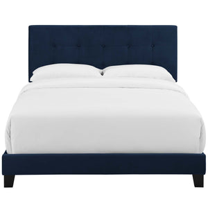 ModwayModway Amira Twin Performance Velvet Bed MOD-5851 MOD-5851-MID- BetterPatio.com