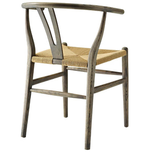 ModwayModway Amish Dining Wood Side Chair EEI-3047 EEI-3047-GRY- BetterPatio.com