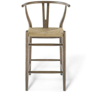 ModwayModway Amish Wood Counter Stool EEI-3850 EEI-3850-GRY- BetterPatio.com