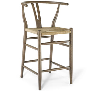 ModwayModway Amish Wood Counter Stool EEI-3850 EEI-3850-GRY- BetterPatio.com