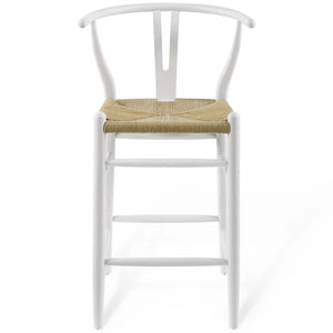 ModwayModway Amish Wood Counter Stool EEI-3850 EEI-3850-WHI- BetterPatio.com