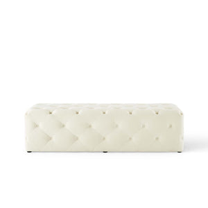 ModwayModway Amour 60" Tufted Button Entryway Performance Velvet Bench EEI-3770 EEI-3770-IVO- BetterPatio.com