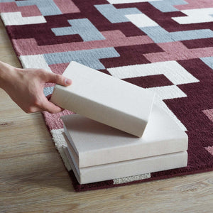 ModwayModway Andela Interlocking Block Mosaic 8x10 Area Rug R-1022-810 R-1022C-810- BetterPatio.com