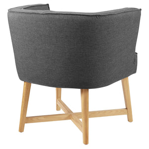 ModwayModway Anders Accent Chair Upholstered Fabric Set of 2 EEI-4424 EEI-4424-GRY- BetterPatio.com