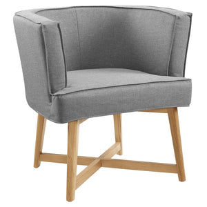 ModwayModway Anders Accent Chair Upholstered Fabric Set of 2 EEI-4424 EEI-4424-LGR- BetterPatio.com