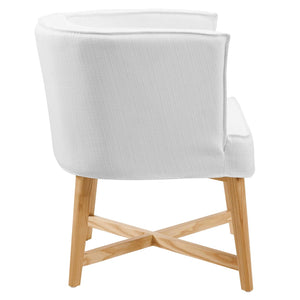 ModwayModway Anders Accent Chair Upholstered Fabric Set of 2 EEI-4424 EEI-4424-WHI- BetterPatio.com