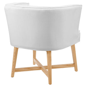 ModwayModway Anders Accent Chair Upholstered Fabric Set of 2 EEI-4424 EEI-4424-WHI- BetterPatio.com