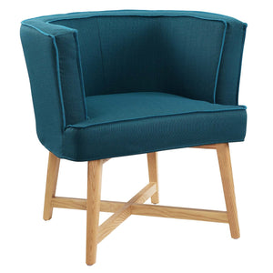 ModwayModway Anders Upholstered Fabric Accent Chair EEI-3432 EEI-3432-AZU- BetterPatio.com