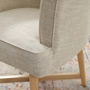 ModwayModway Anders Upholstered Fabric Accent Chair EEI-3432 EEI-3432-BEI- BetterPatio.com