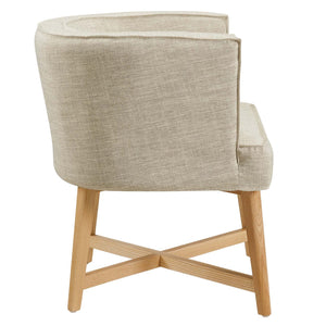 ModwayModway Anders Upholstered Fabric Accent Chair EEI-3432 EEI-3432-BEI- BetterPatio.com