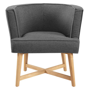 ModwayModway Anders Upholstered Fabric Accent Chair EEI-3432 EEI-3432-GRY- BetterPatio.com