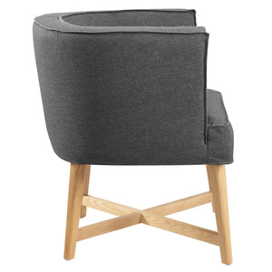 ModwayModway Anders Upholstered Fabric Accent Chair EEI-3432 EEI-3432-GRY- BetterPatio.com