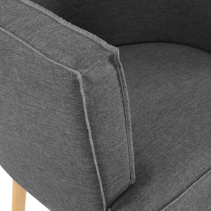 ModwayModway Anders Upholstered Fabric Accent Chair EEI-3432 EEI-3432-GRY- BetterPatio.com