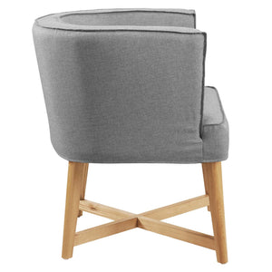 ModwayModway Anders Upholstered Fabric Accent Chair EEI-3432 EEI-3432-LGR- BetterPatio.com