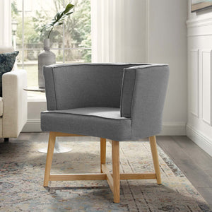 ModwayModway Anders Upholstered Fabric Accent Chair EEI-3432 EEI-3432-LGR- BetterPatio.com