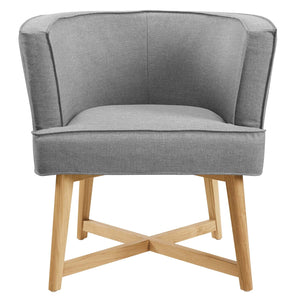 ModwayModway Anders Upholstered Fabric Accent Chair EEI-3432 EEI-3432-LGR- BetterPatio.com