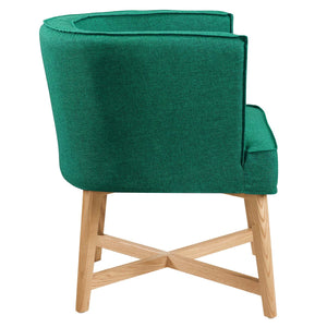 ModwayModway Anders Upholstered Fabric Accent Chair EEI-3432 EEI-3432-TEA- BetterPatio.com