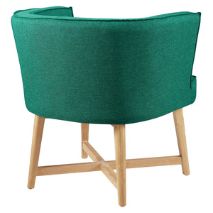 ModwayModway Anders Upholstered Fabric Accent Chair EEI-3432 EEI-3432-TEA- BetterPatio.com