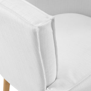 ModwayModway Anders Upholstered Fabric Accent Chair EEI-3432 EEI-3432-WHI- BetterPatio.com