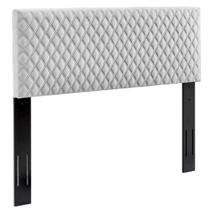 ModwayModway Angela Full/Queen Performance Velvet Headboard MOD-6210 MOD-6210-LGR- BetterPatio.com