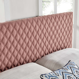 ModwayModway Angela King Performance Velvet Headboard MOD-6211 MOD-6211-DUS- BetterPatio.com