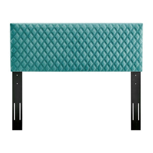 ModwayModway Angela King Performance Velvet Headboard MOD-6211 MOD-6211-TEA- BetterPatio.com