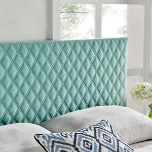 ModwayModway Angela Twin Performance Velvet Headboard MOD-6209 MOD-6209-MIN- BetterPatio.com