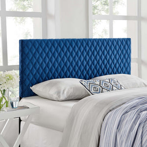 ModwayModway Angela Twin Performance Velvet Headboard MOD-6209 MOD-6209-NAV- BetterPatio.com